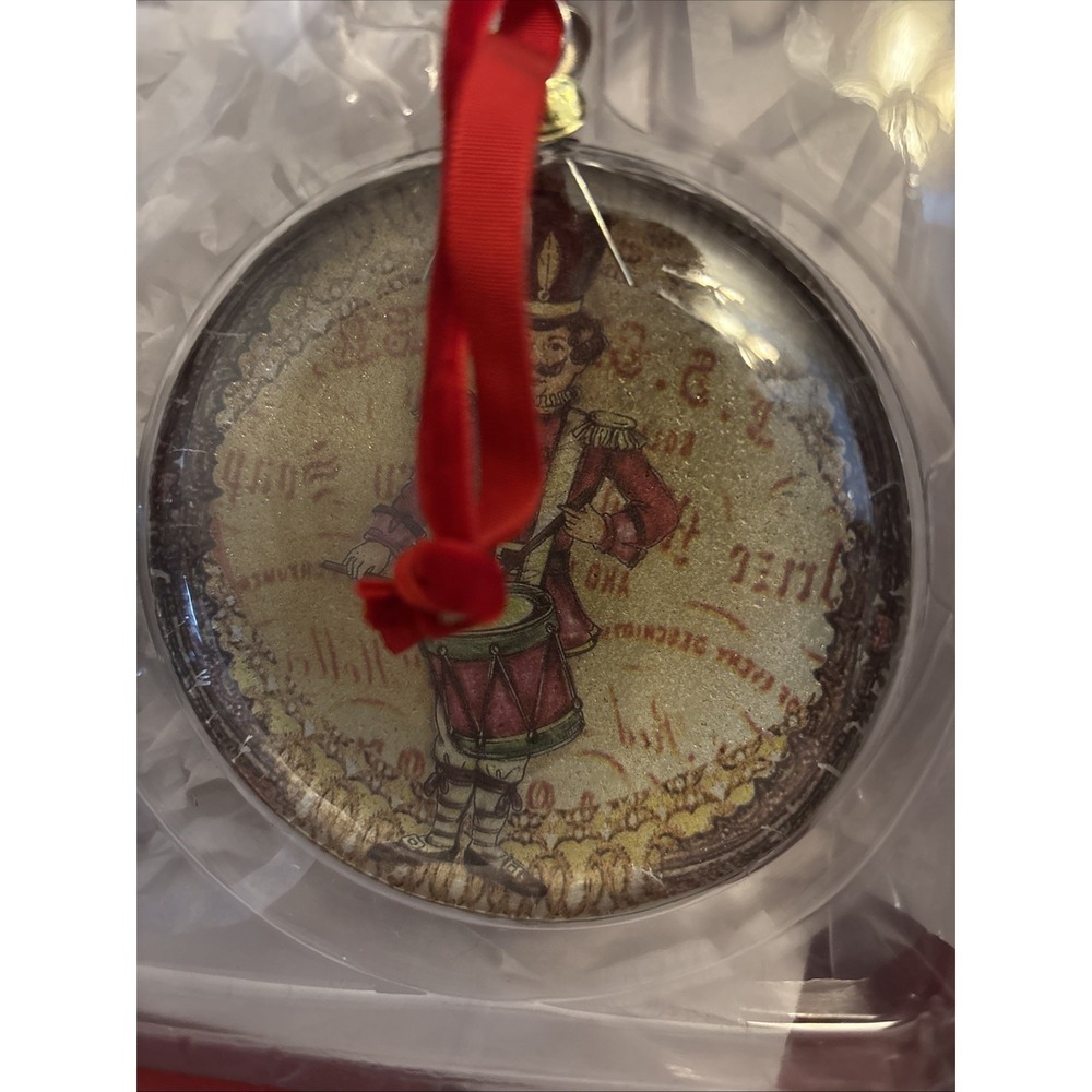Vtg Limited Edition Glass Dome Ornaments Pottery Barn Twelve Days of Christmas - Picture 15 of 16